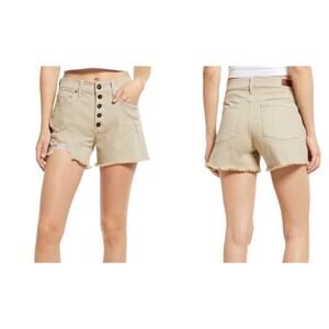 Whetherly shorts Delon high rise long tan 32 14